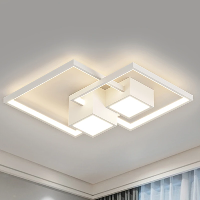 Decorazione domestica nordica salone arredamento camera da letto lampada a led intelligente luci per stanza dimmerabile Plafoniera lamparas illuminazione interna