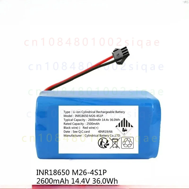 FOR COHN INR18650 M26-4S1P Lithium Battery Pack Replacement for ECOVACS Robot Vacuum Cleaner