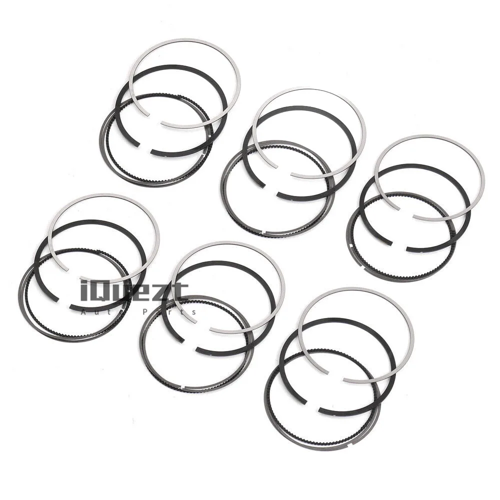 6x Piston Rings Set STD for BMW M3 E46 Z3 Z4 M E36 E85 E86 S54B32 3.2 L6 11257834014