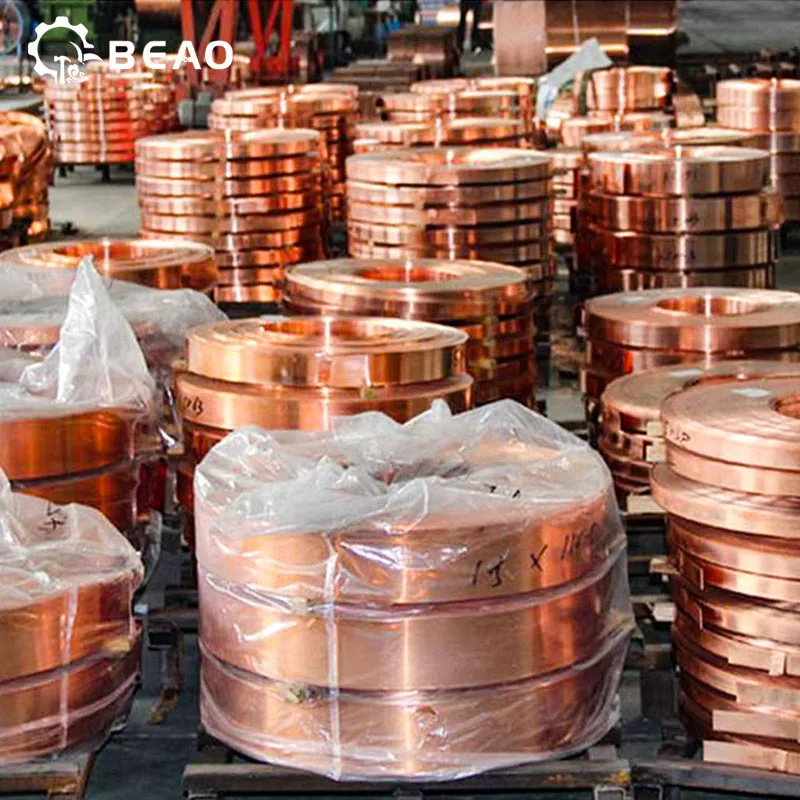 High-Purity Copper Strip 0.15mm to 1mm Thick Copper Foil Purple Copper Gasket for Thermal Conductivity