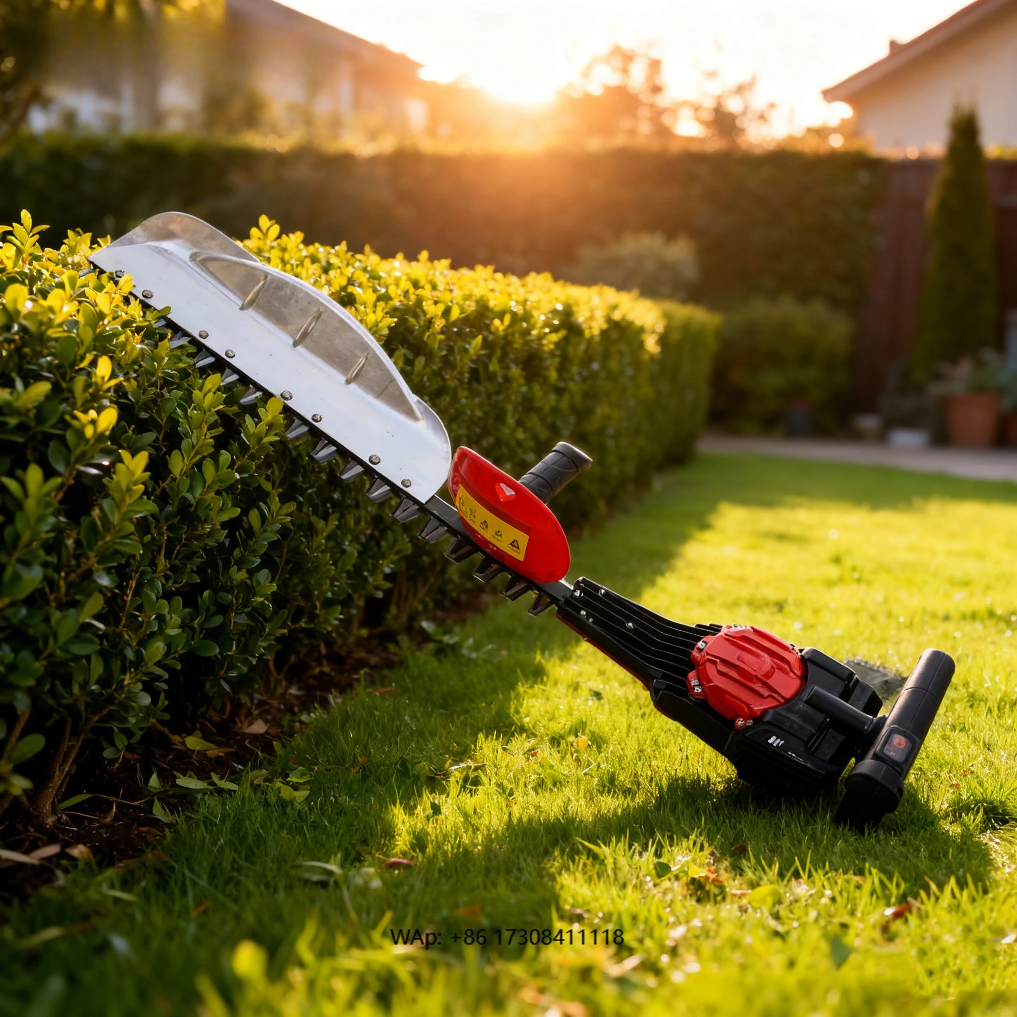 Eco-Friendly Low Noise Versatile Gardening Lithium Hedge Cutter High-Powered Precision Trimming Cordless Hedge Trimmer