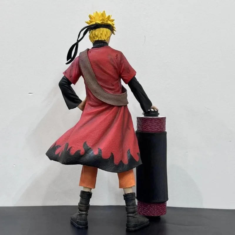 34cm Naruto GK platform cursed seal Sasuke platform sage Naruto without base statue model animation