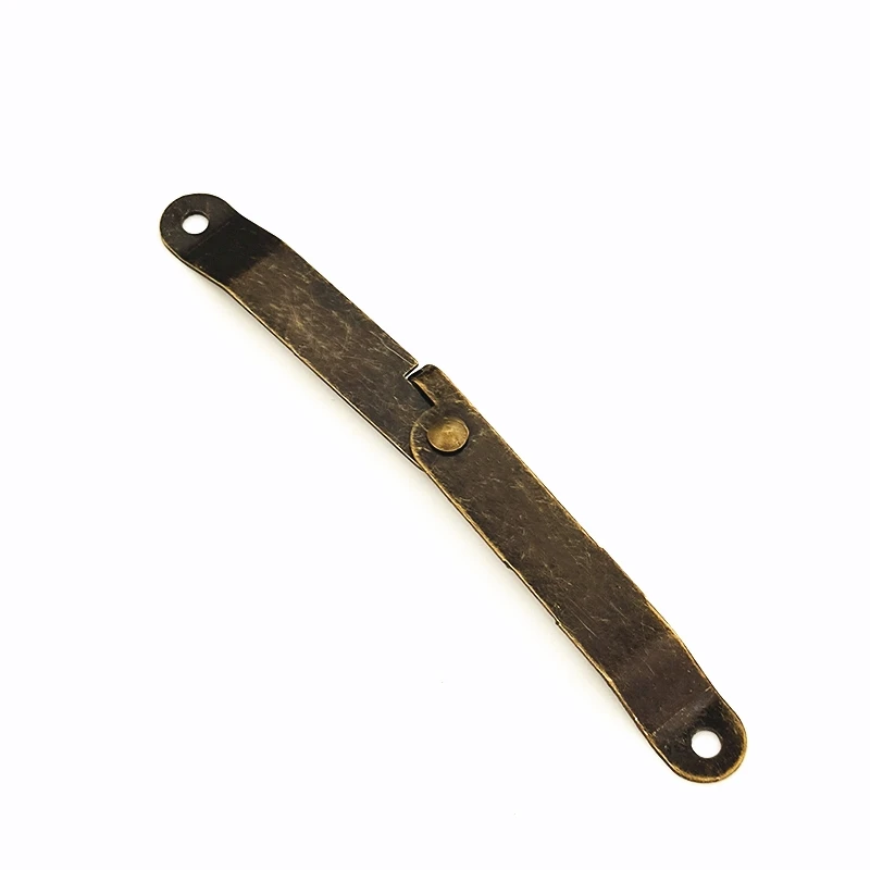 Size 67mm/82mm/97mm Furniture Support Hinge Wooden Tripod Support Antique Brass Support Gift Corner Wooden Support Hinge