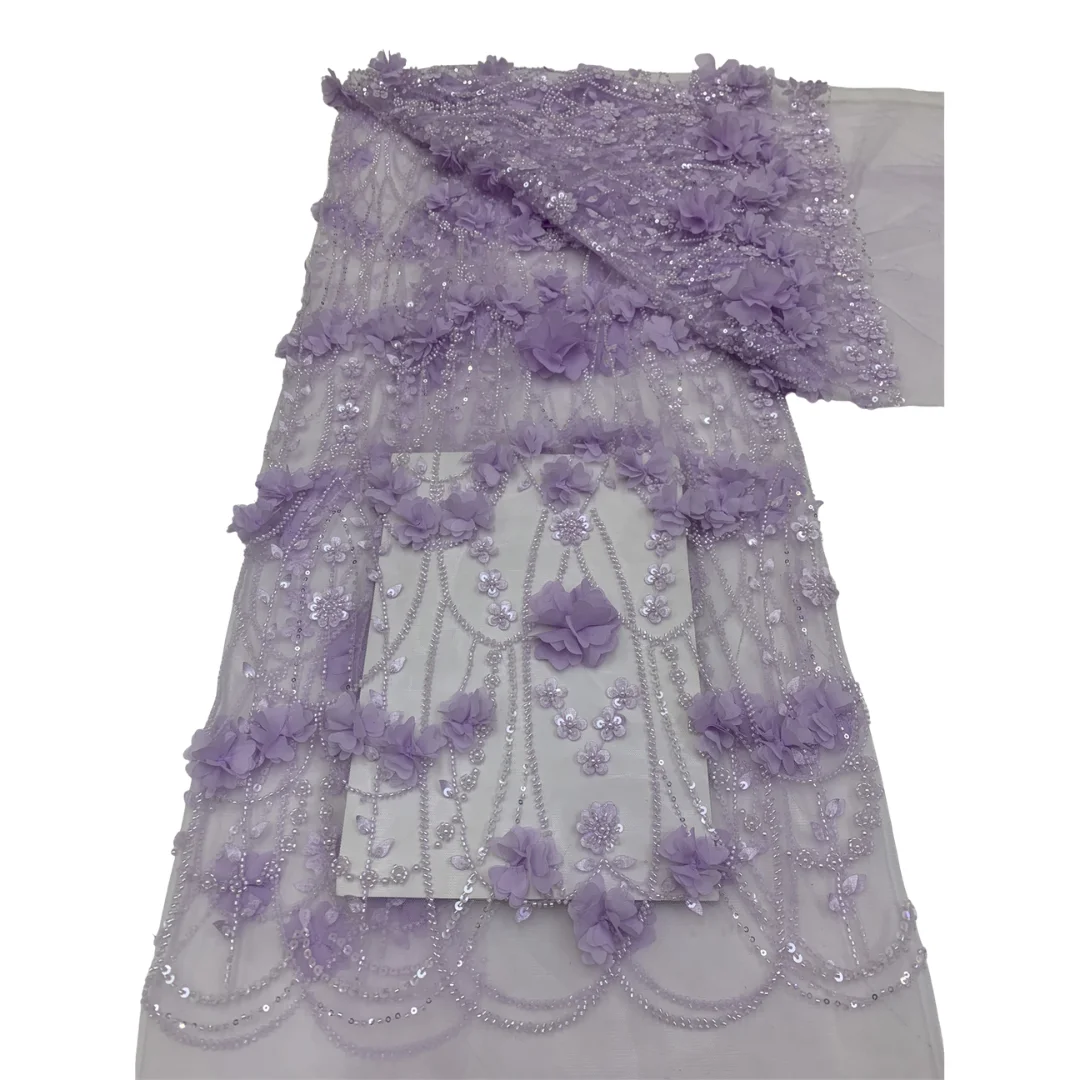 Tecido de Renda Floral 3D Clás - Embroidery Ai avaliação e preço
