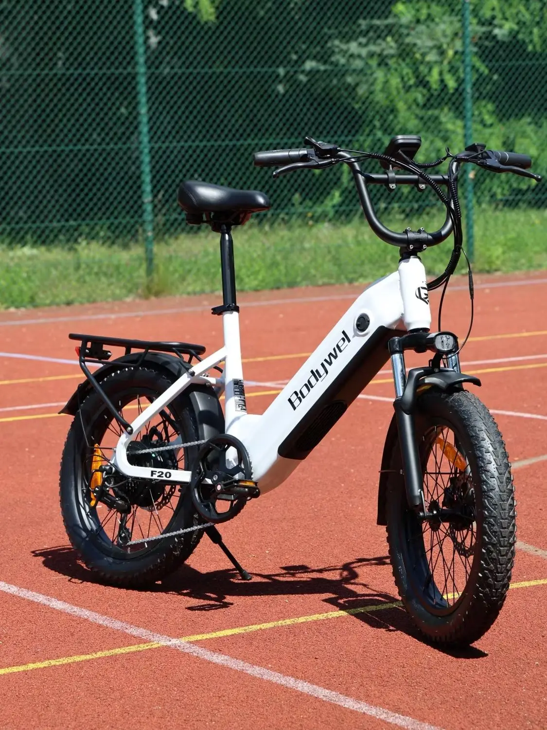 Bodywel f20 Elektrofahrrad 48V 15Ah 20 Zoll Fat Tire E-Bike für Erwachsene, City-Pendlerfahrrad mit niedrigem Rahmen, 7-Gang, abnehmbarer Akku