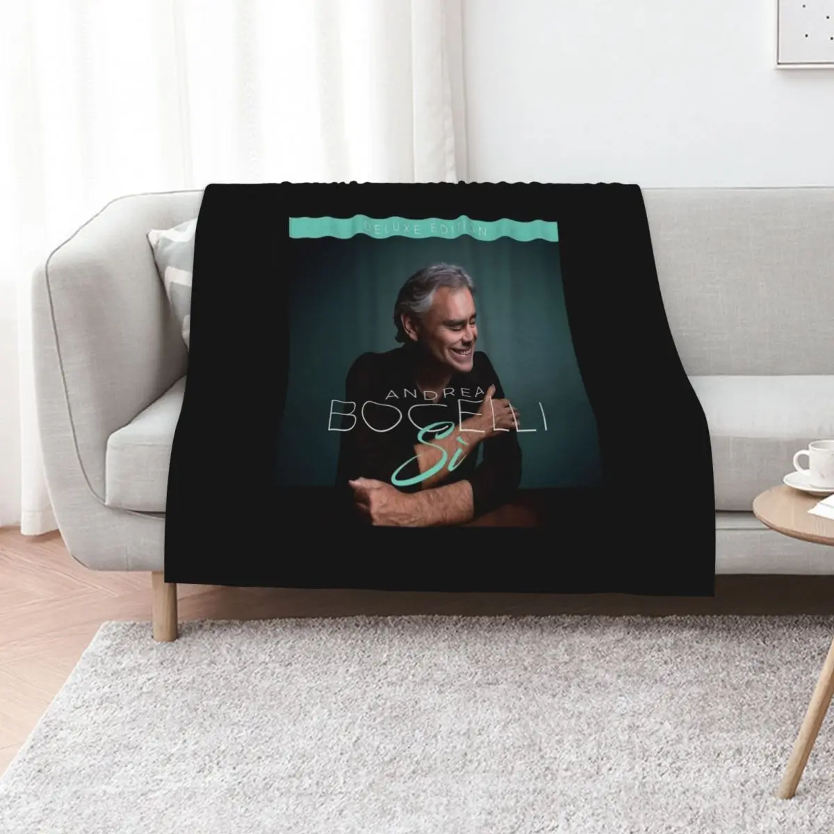 

Andrea Bocelli Si Throw Blanket Plush Vintage Hair Weighted Blankets