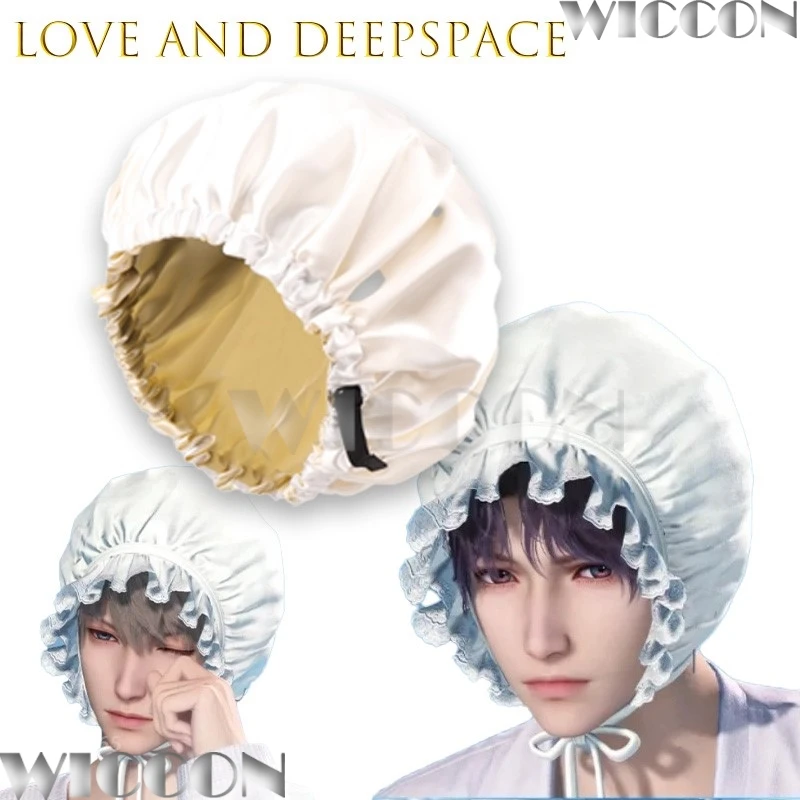

Love And Deepspace Silk Night Cap Cosplay Game Sleep Hat Luxury Xavier Zayne Sylus Caleb Rafayel Nightwear Halloween Outfit Cos