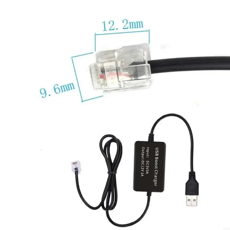 

USB 5V to 12V Step Up Voltages Transform Power Regulator Line Voltages Converters Adapter Cable for Router 83CE