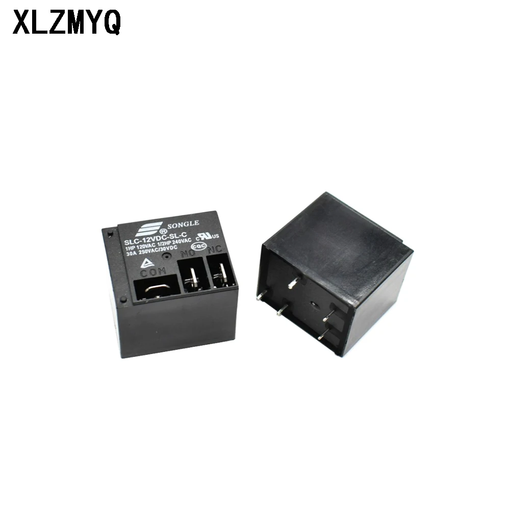 5pcs 5V 12V 24V 30A DC Power Relay SLC-05VDC-SL-C SLC-12VDC-SL-C SLC-24VDC-SL-C 5Pin PCB Type SLC-05V 12V 24VDC - SL-C Relays