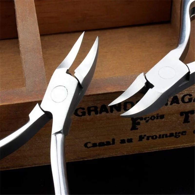 مسمار مقص مانيكير إهاب القاطع الأظافر إهاب كماشة مزيل الجلد الميت باديكير الفولاذ المقاوم للصدأ القواطع أدوات