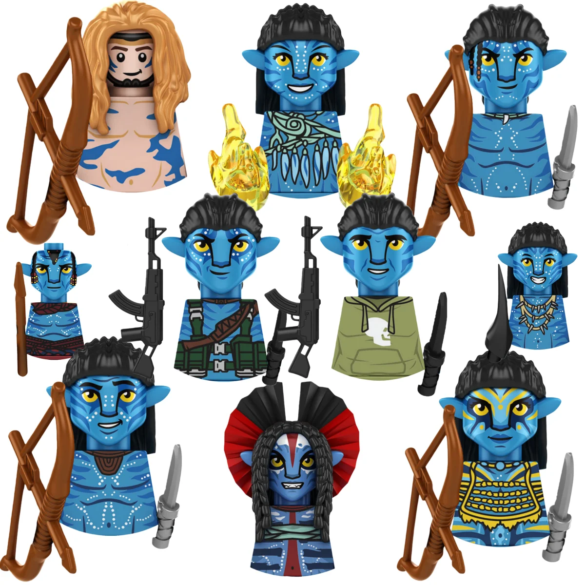 Boîte Mystère TP1047 TP381 Nouveaux Personnages de la Série Cinématographique Blocs de Construction Mini Modèles à Assembler Cadeaux Jouets pour Halloween Noël Anniversaire