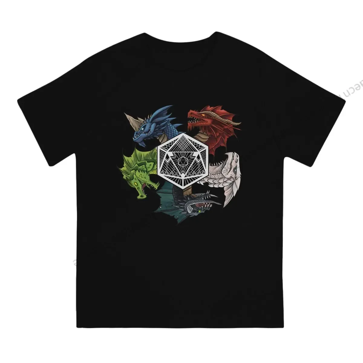 DND Chromatic T Shirt Homme Men's Tshirt Cotton Men Tops