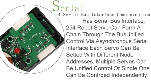 Feetech 대형 24V 85kg RS485 Modbus-RTU 서보(제어 각도 360도) 모바일 로봇용 SM-8524-C002