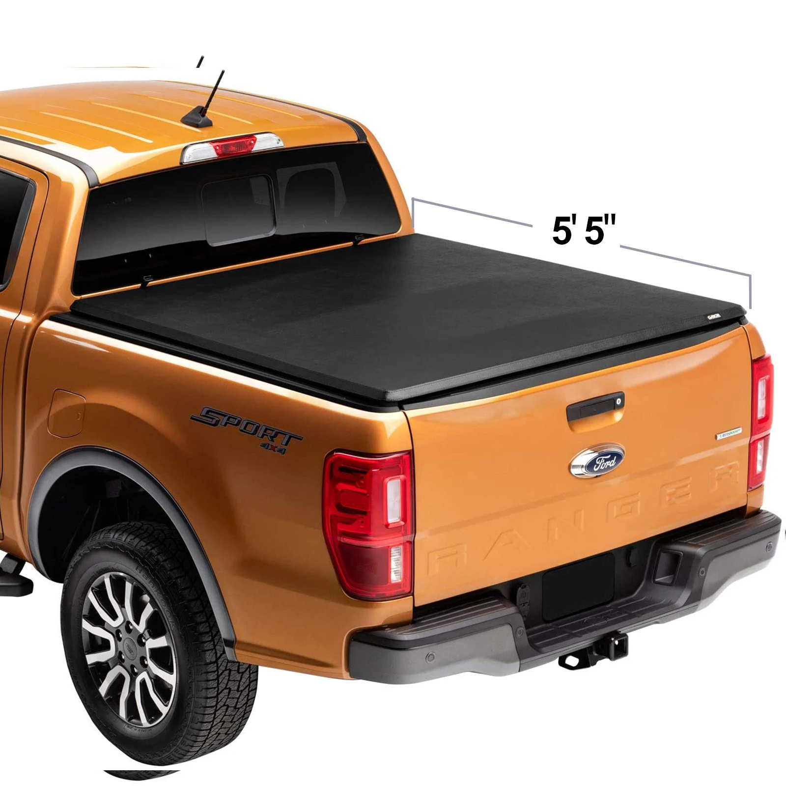 

Soft Triple Fold Truck Bed Cover tonneau cover 04-08/09-14/15-20 F150 Extra Short Bed 5'5"