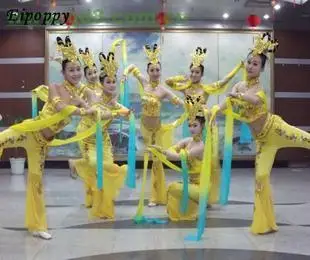 Mil Mão Guanyin Traje De Dança, Traje De Voo Nacional, Traje De Palco