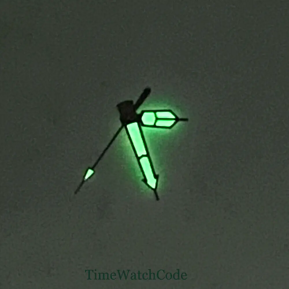 สีขาวนาฬิกามืออะไหล่สําหรับ NH35 NH36 7s35 4r35 7009 การเคลื่อนไหวส่องสว่าง