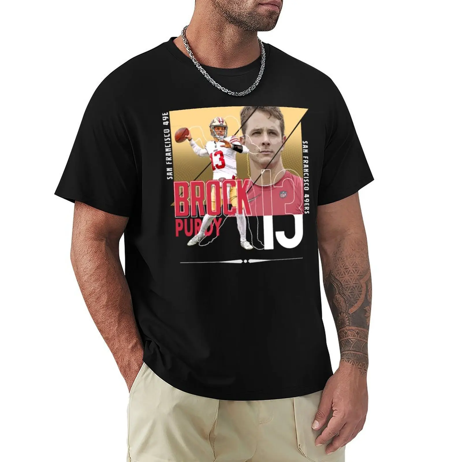 Brock Purdy 13 T-Shirt Soft Stretch Short Sleeve Top
