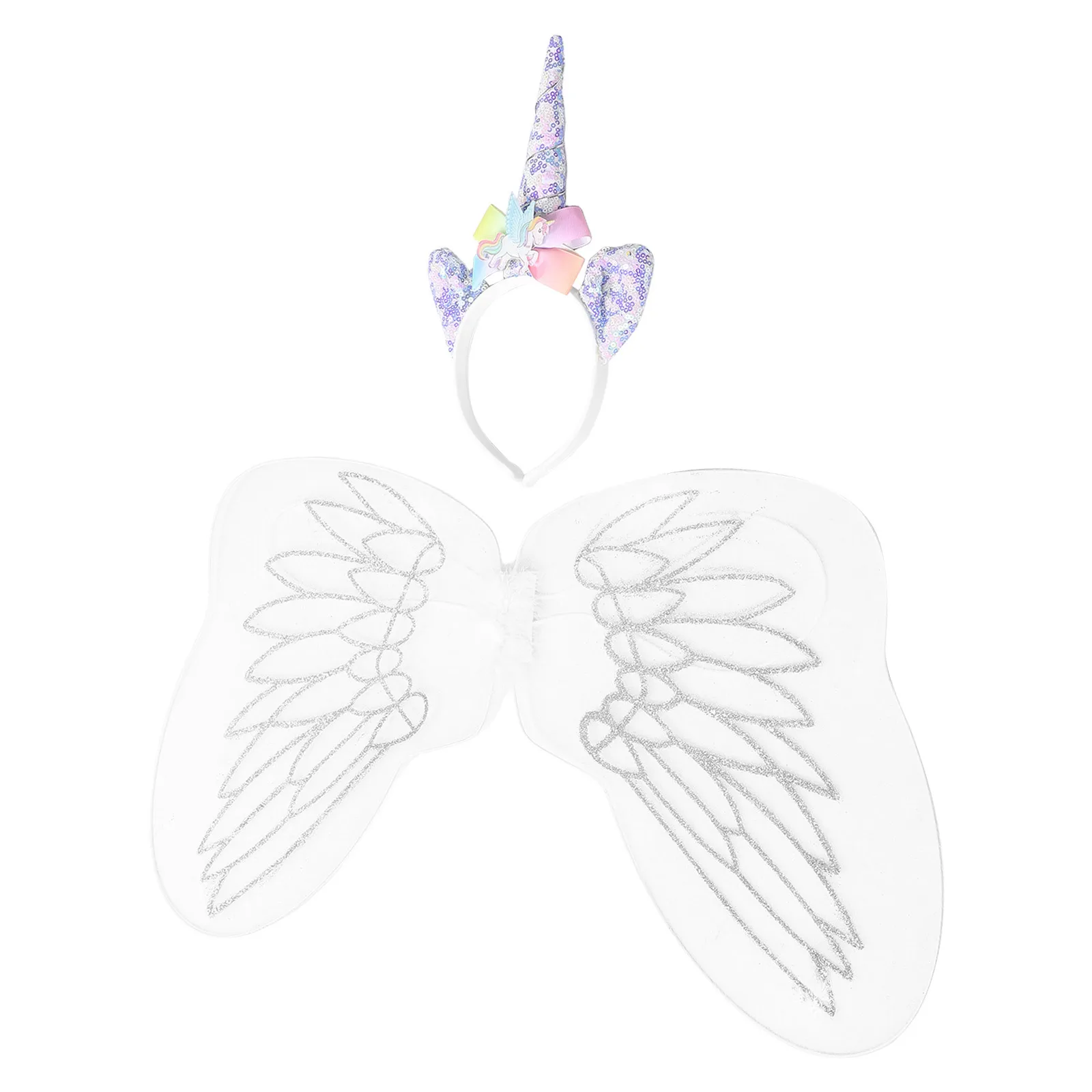 Kids Dress Up Wings Hair Hoop Set Butterfly Costume For Birthday Easter Party Stage Performance Cosplay Wings Kids Costume