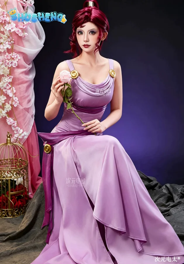 anime-megara-cosplay-meg-costume-full-set-new-women's-purple-elegant-dress-halloween-party-sexy-long-dress-headpiece