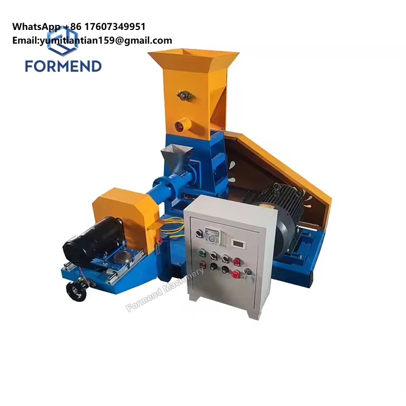 

Fish Puffing Dog Food Feed Pellet Machine Frog Bird Chicken Cattle Sheep Small Automatic Breeding Equipment