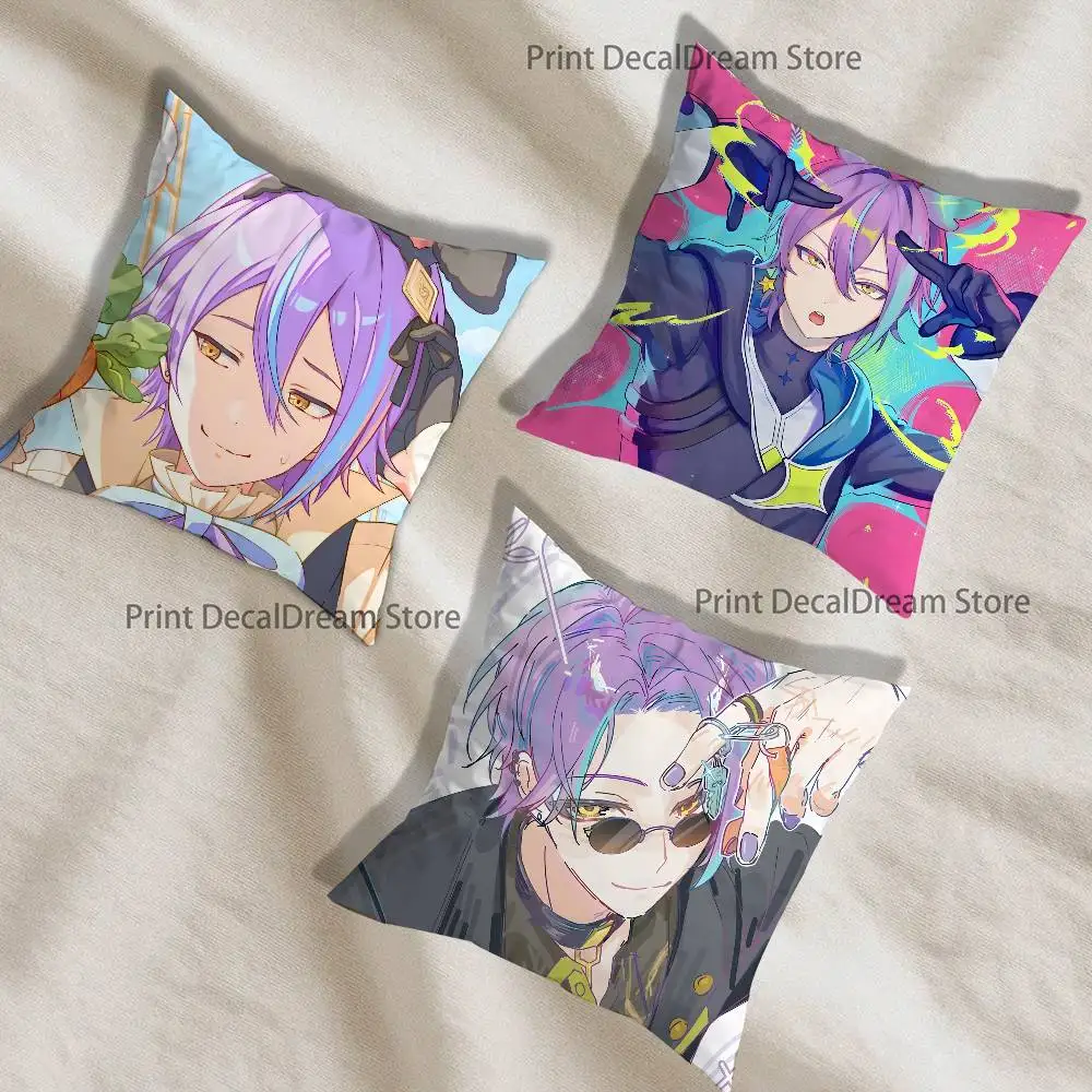 PJSK R-Rui Kamishiro Cushion For Bedroom Car Coffee Shop Room and Living Room Sofa Decorative Pillow Cover Case