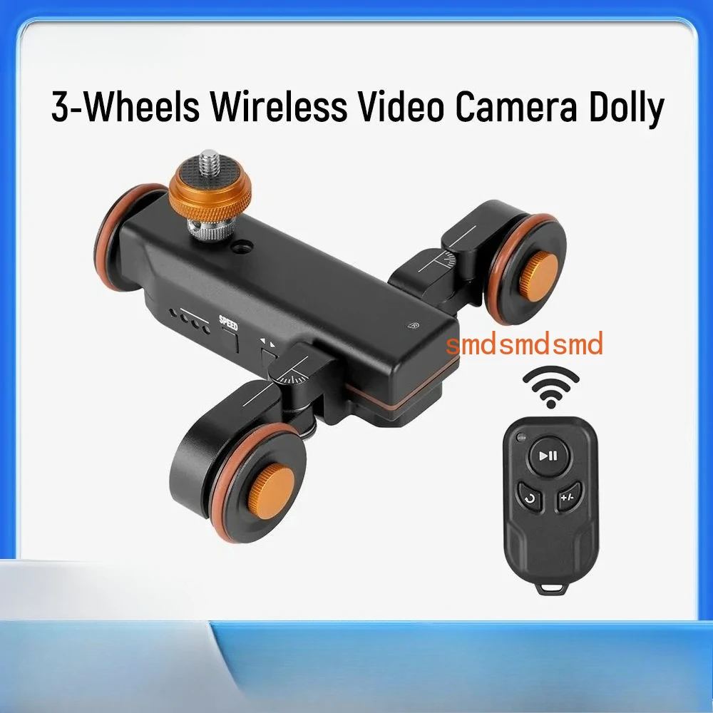 

Neewer 3-Wheels Wireless Video Camera Dolly 3-Speed Motorized Electric Track Rail Slider Dolly Car Compatible with Camera Gopro