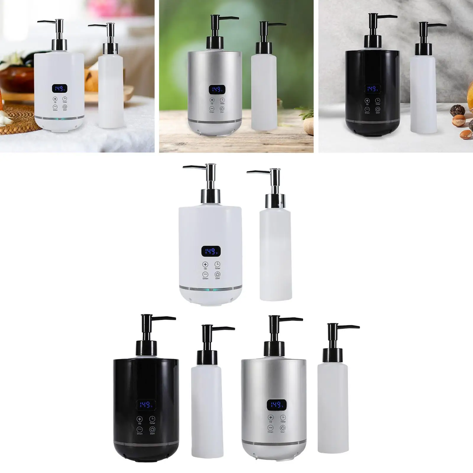 

Massage Oil Warmer SPA Quick Heating Birthday Gift with Oil Bottle Dispenser