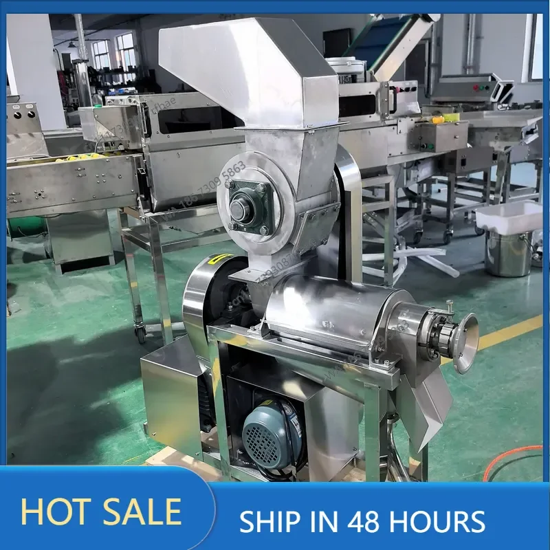 Industrial Carrot Juicer Machine Stainless Steel Commercial Screw Press Fruit Pineapple Orange Lemon Juice Extractor Machine