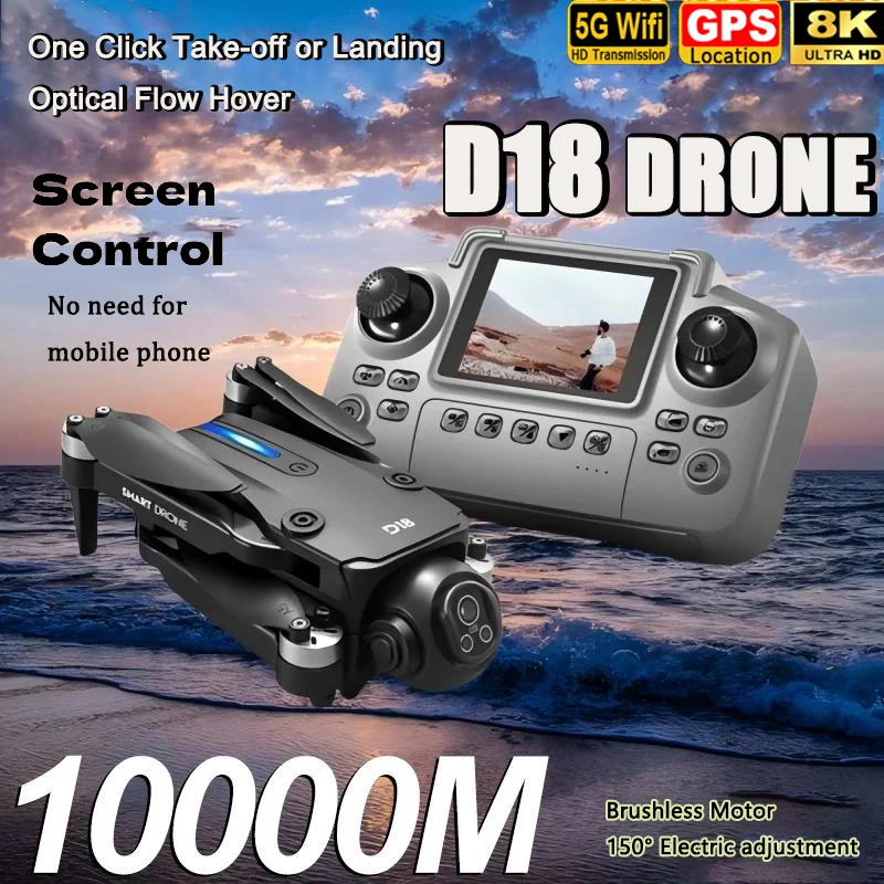 D18 Drone 8K Aerial… - image