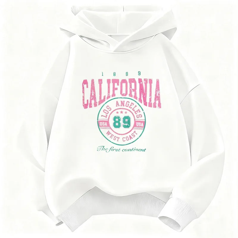 Sudadera con Capucha de Moda para Niños de Los Ángeles, California 2026, Sudadera Informal con Capucha para Niños y Niñas