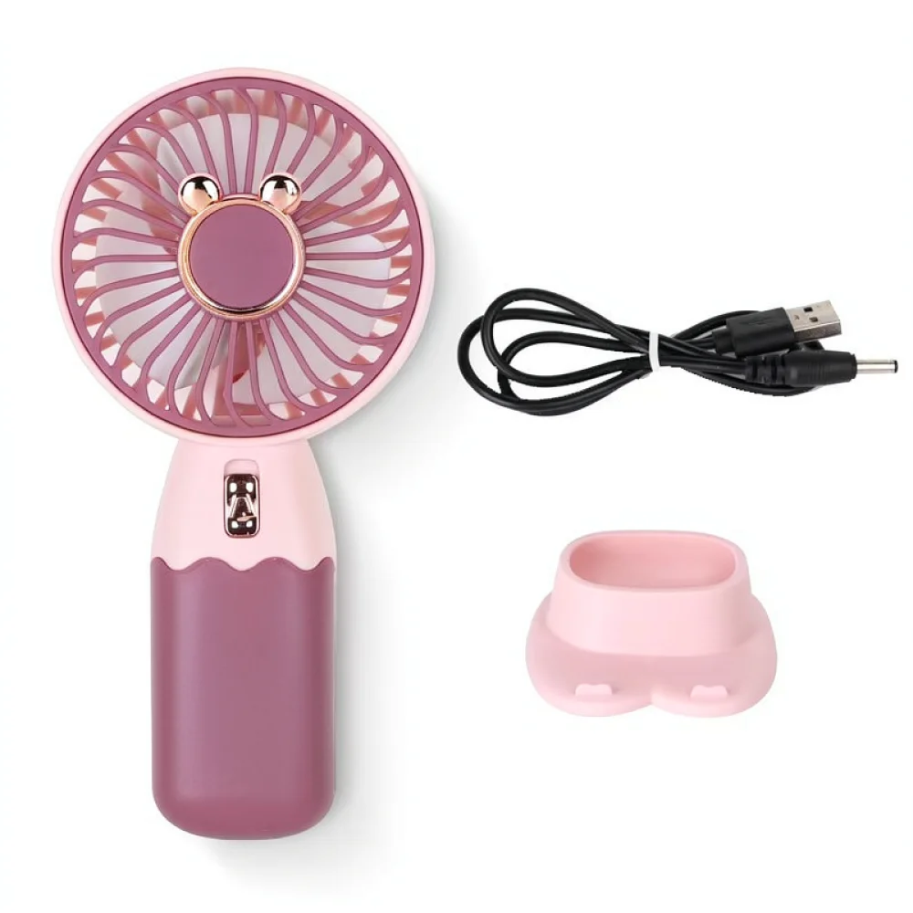 Portable Mini Hand Fan USB Charging Electric Cooling Blower Desktop Air Cooler Gadget For Kids Dormitory Summer Life