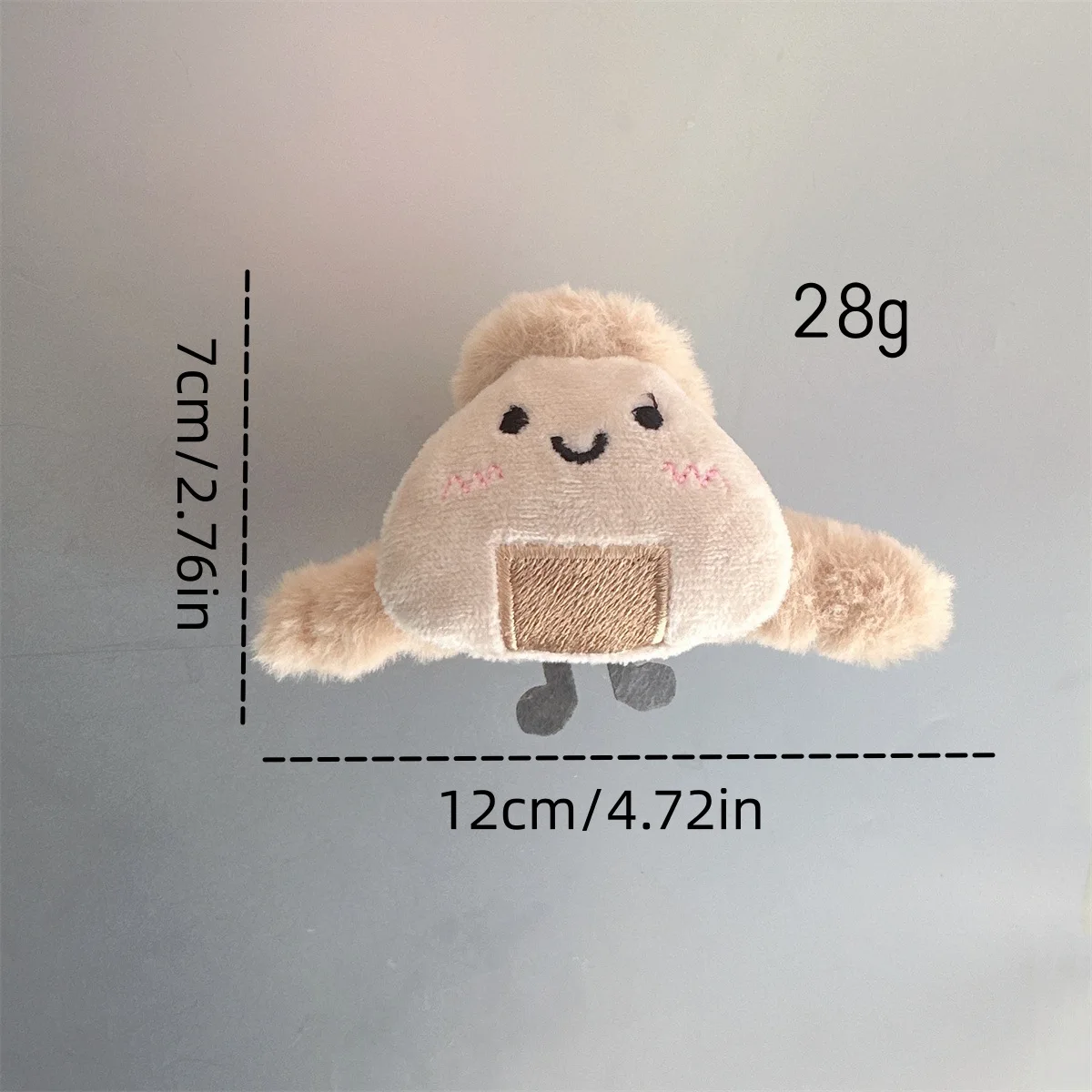 Cute Toast Rice Balls Wash Faces Grab Shark Claws Clips Wash Face Wet-proof Plush