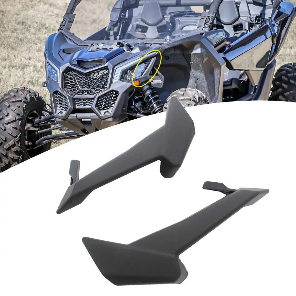 

2Pcs UTV Front Headlight Cover Trim For Can-am Maverick X3 Max Turbo R XDS 2017-2023 #705010628 705010629