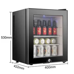 Wholesale Portable 55W Small Refrigerator Hotel Mini Bar Fridge for Guest Room Hotel