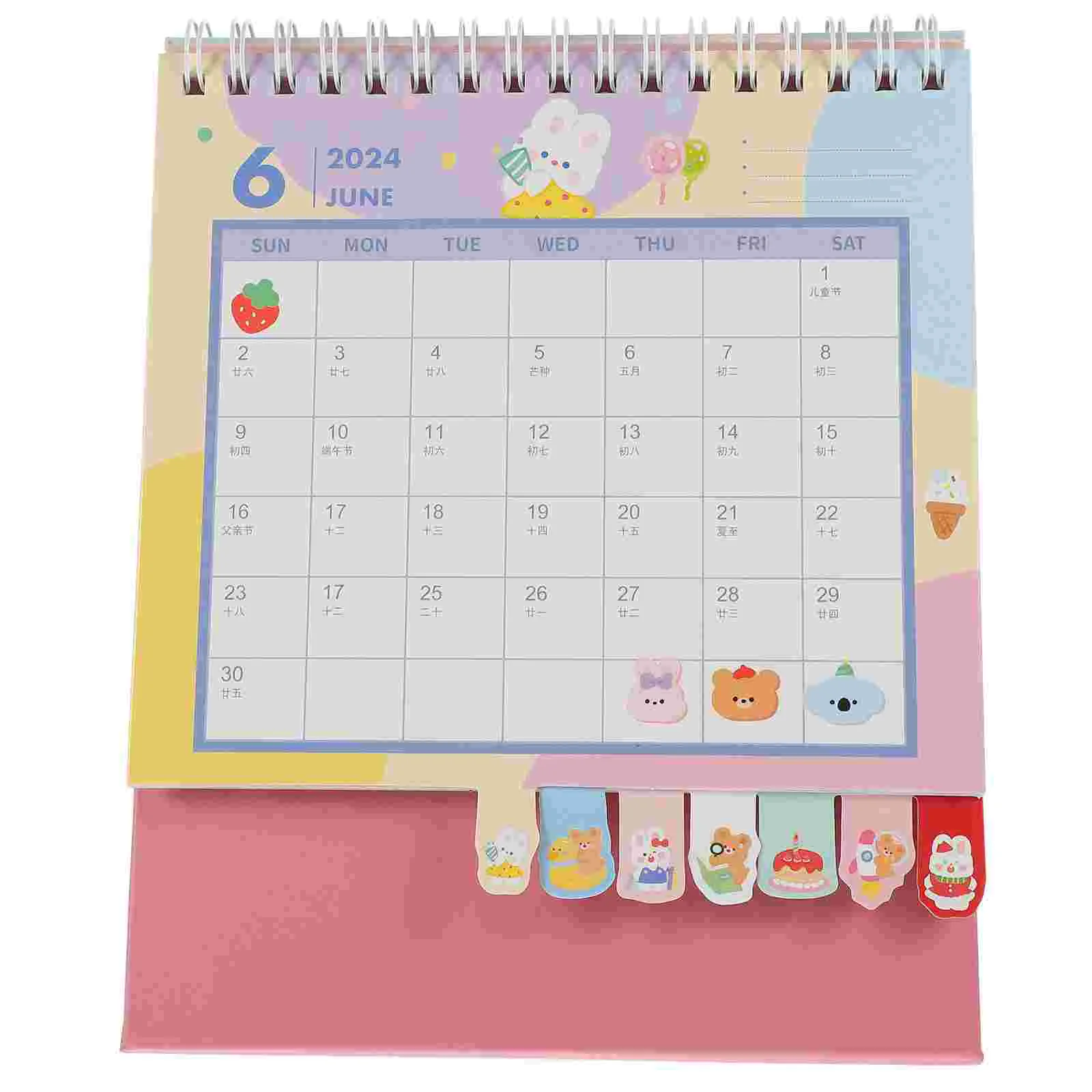 

Desk Calendar Standing Flip Desktop Calendar Portable Calendar For Home Office Desk Book Student Desktop Plan Calendar Book