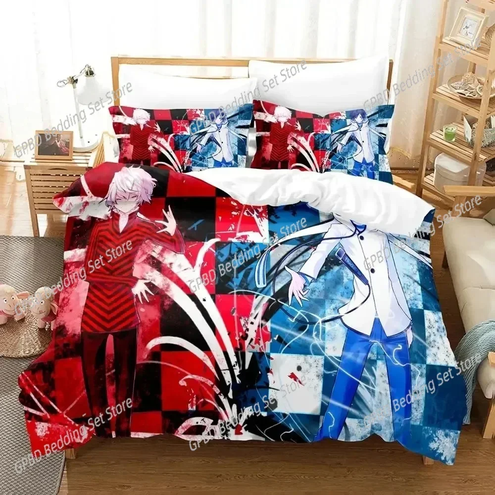 Anime Devil Survivor Comfortable Duvet Quilt Cover Pillowcase Bedding Set Children Bedroom Decoration Home Textile