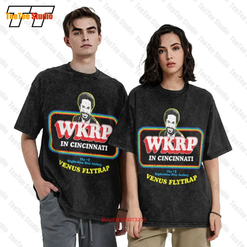 Venus Flytrap Wkrp In Cincinnati Softstyle Vintage Oversized T-Shirt E7OO