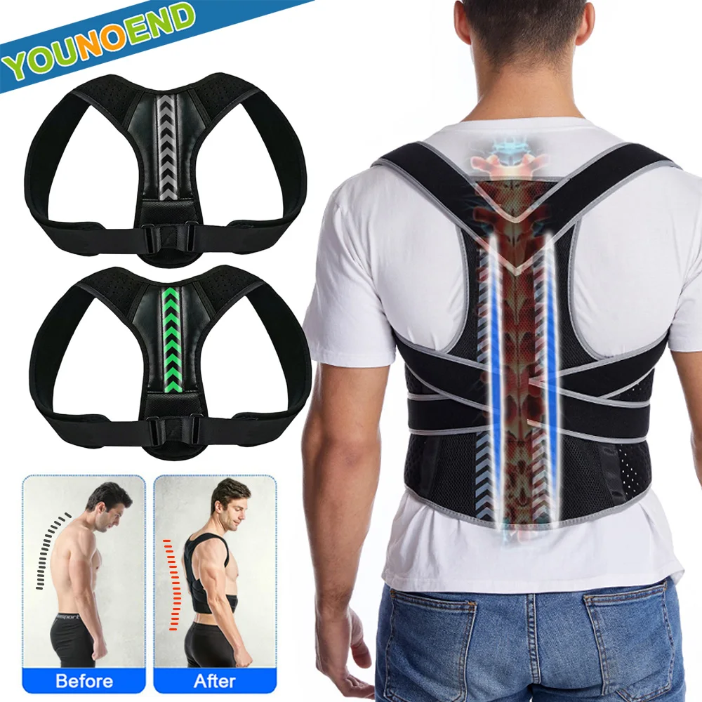 Adjustable Fully Back Posture Corrector Shoulder Lumbar Support Correction Belt Adult Kids Hunchback Correction Back Pain Relief