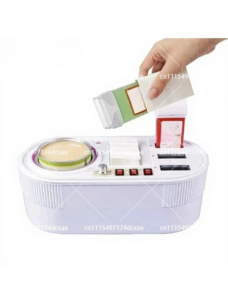 4 in 1 Multi-Functional Wax Heater for Roll-On Soft  Hard and Hot  Tins Home Beauty Depilatory Machine