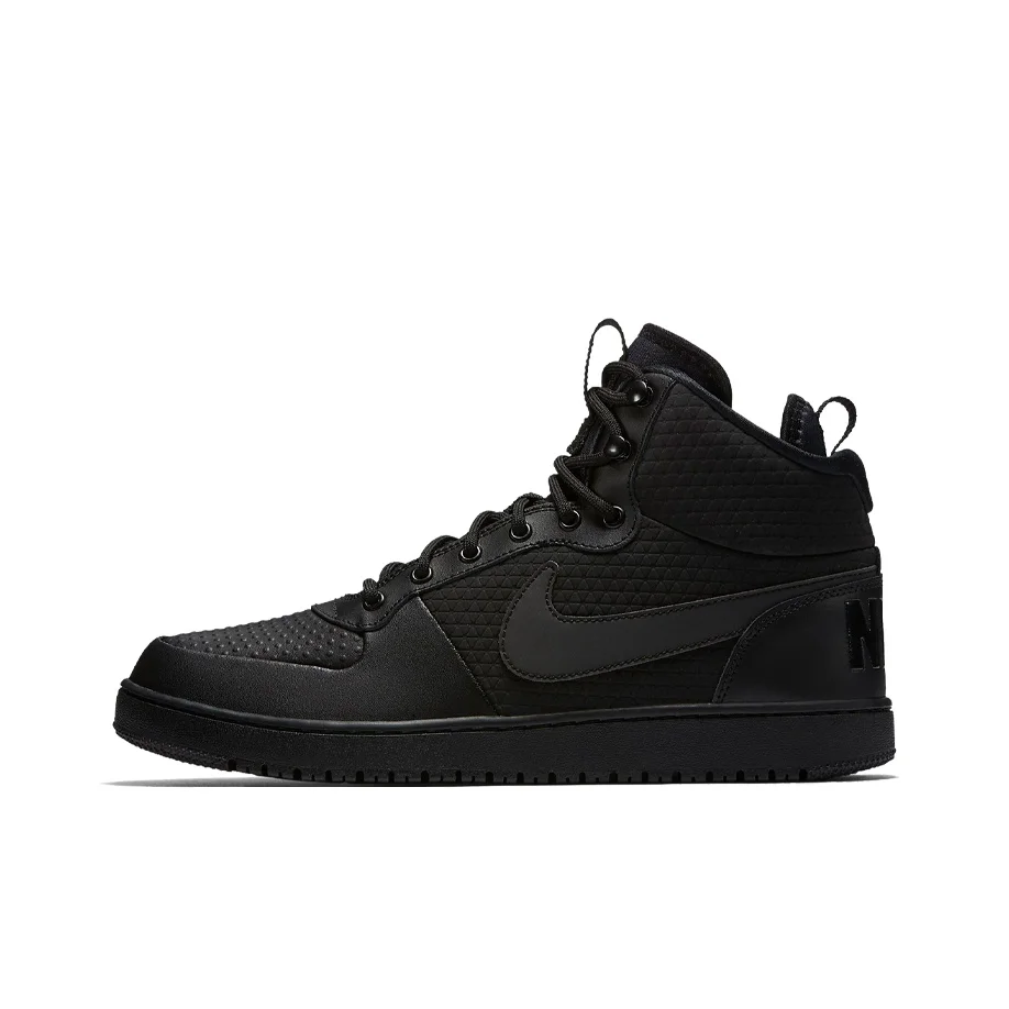 nike-court-borough-mid-scarpe-da-skateboard-in-pelle-casual-impermeabili-con-ammortizzazione-e-supporto-modello-mid-top-da-uomo-nero-aa0547-002