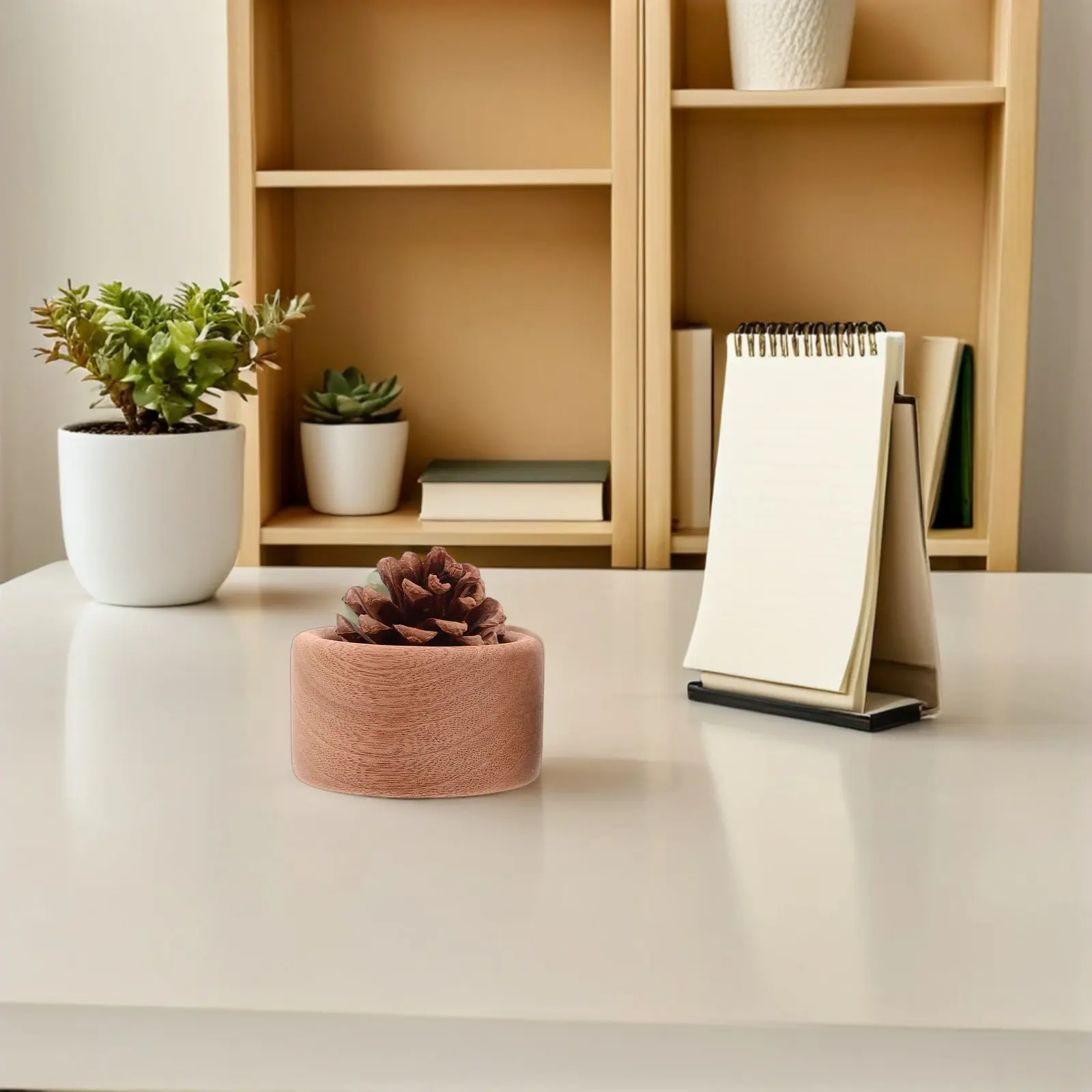 3Pcs Natural Wood Essential Oil Diffuser Set Minimalist Wood Block Scent Spreader for Bedroom Office Car Aromatherapy Freshener