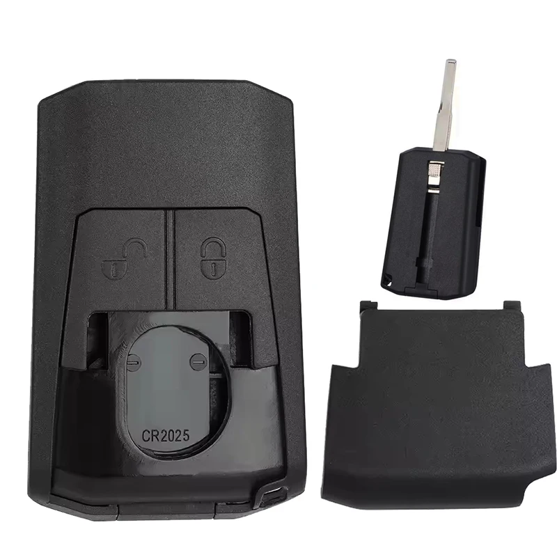 YIQIXIN 2 Button Flip Remote Car Key Shell Case Fob For Mercedes Benz Actros Antos Truck Ignition MP4 2011-2019 Uncut HU64 Blade