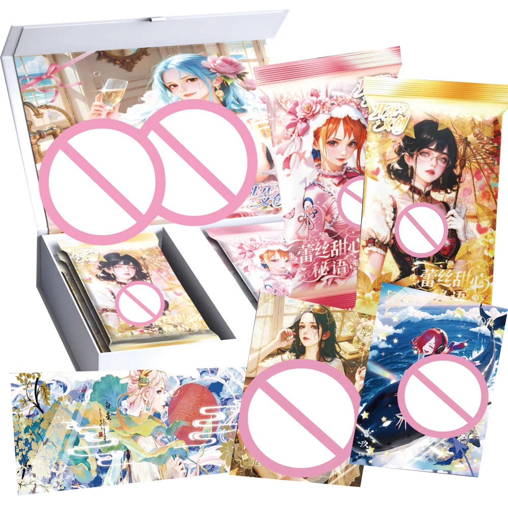 

One Piece Collection Cards Boa·Hancock Nefertari D. Vivi Lace Sweetheart Secret Series Anime Goddess Charm Cards Hobbies Gifts