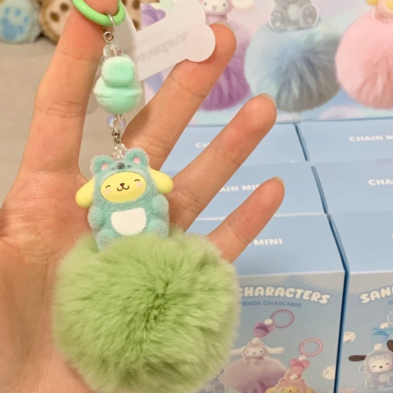 

Sanrio Family Dog Forest Friends Group Series Кулон Плюшевая игрушка Брелок для мобильного телефона Цепочка Подвеска для рождественских сувениров Подарок