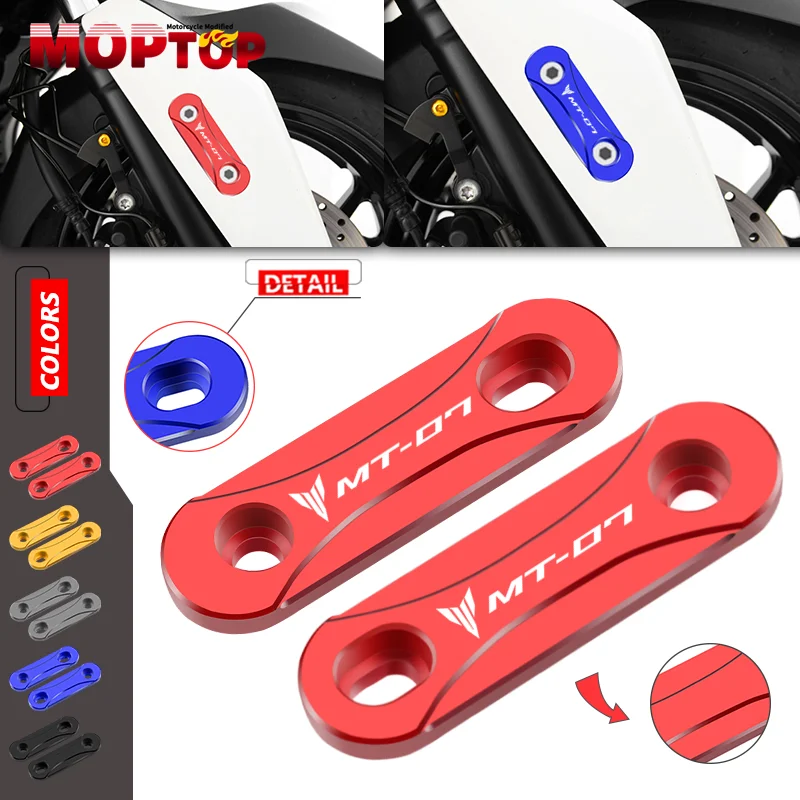 

New Motorcycle Front Axle Coper Plate Cover For MT-07 MT-09 mt-07 FZ-07 mt-09 FZ-09 2014-2023 Modified Fender Decorative Cover