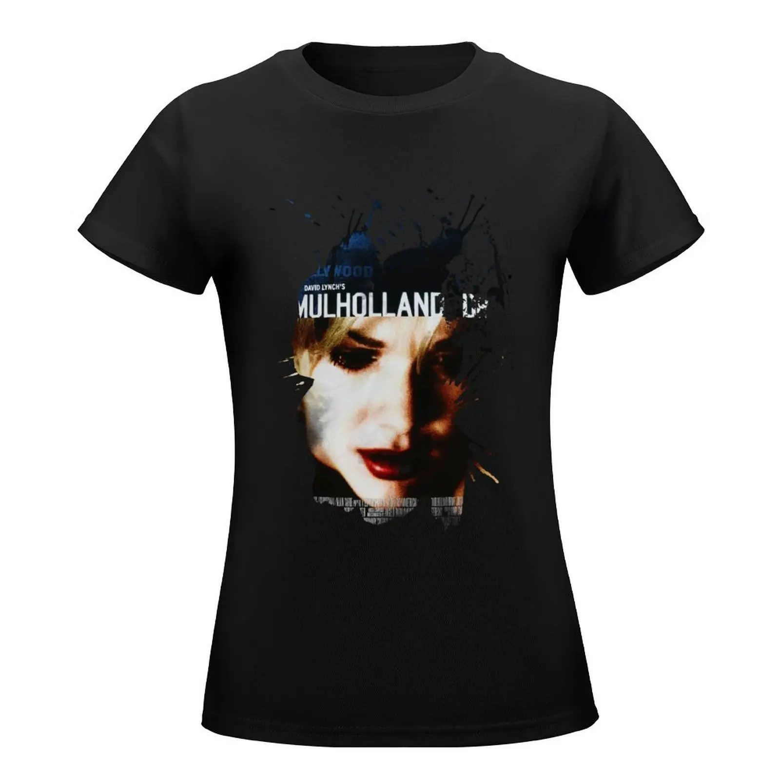 Gift Idea Mulholland Drive Poster Beautiful Model Fan Art Vintage Retro T-Shirt blacks t-shirt dress for Women plus size