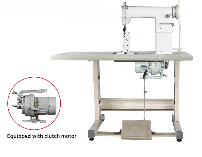 Electric 810/820 Vertical Single Double Needles Lockstitch Sewing Machine Thick Material Leather Shoes Industrial Sewing Device