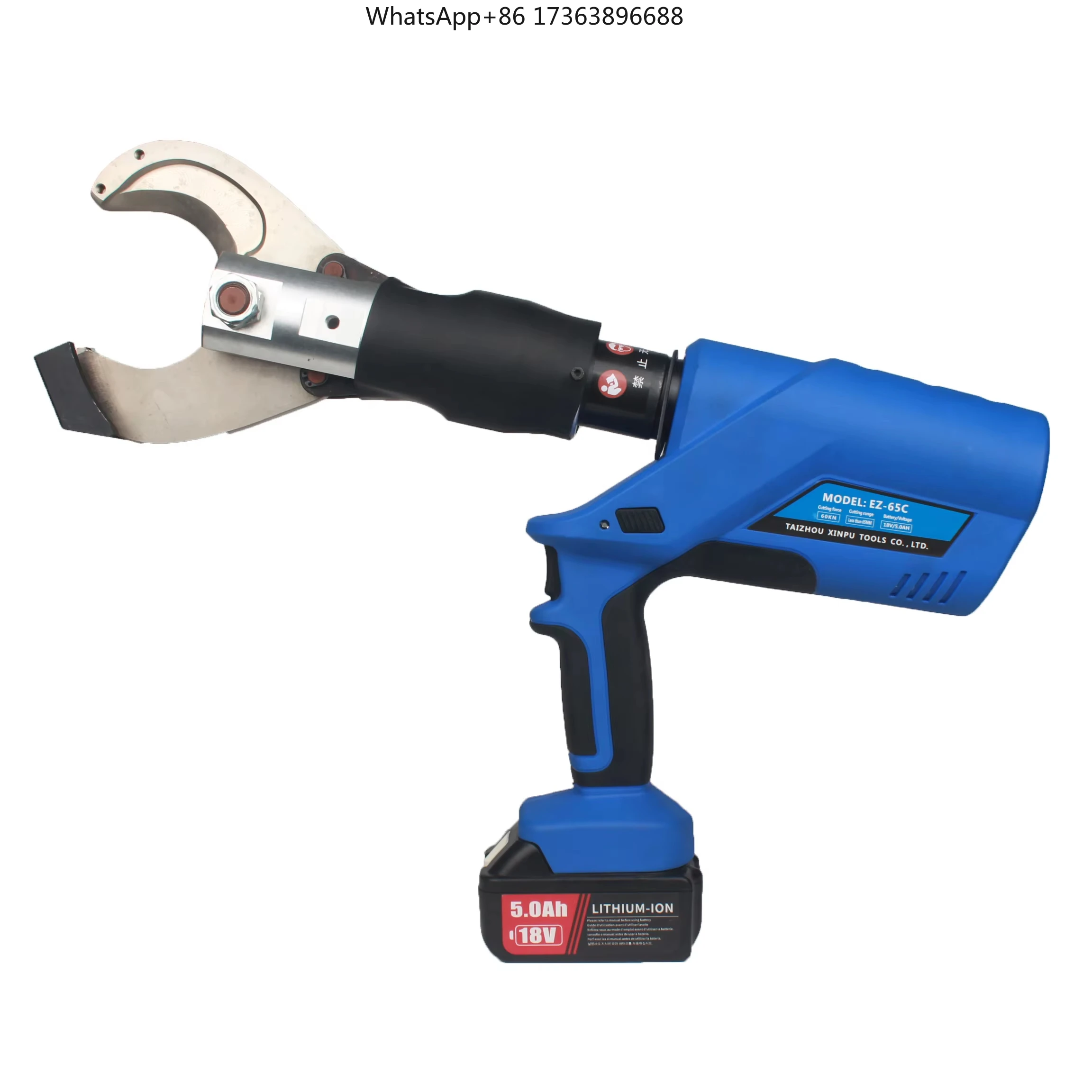 EZ-65C Cordless Battery Powered Hydraulic Cable Cutting Tools Dia 65mm Cable Cutter