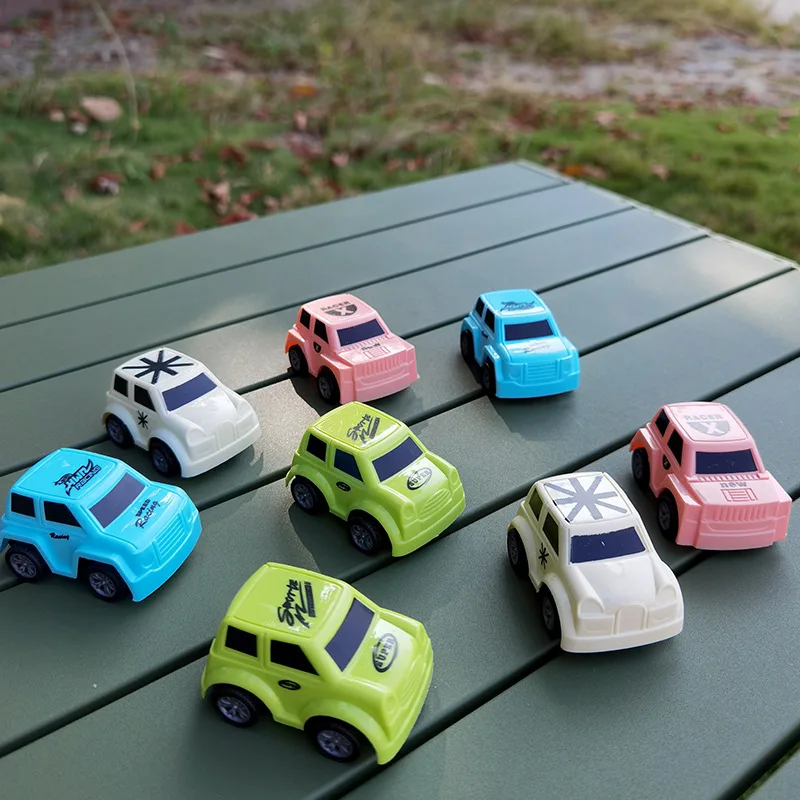 Children Pull Back Car Toys Educational Toy Plastic Simulation Cartoon Cute Mini Small Car Model Children Best Birthday Gifts