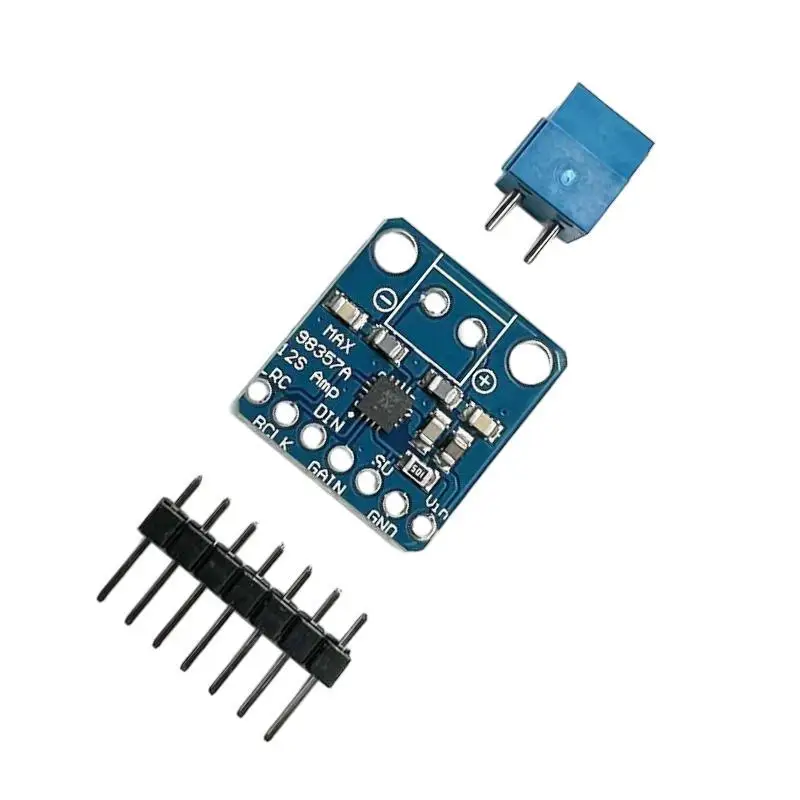 MAX98357A I2S 3W Class D Audio Amplifier Module Filterless Mini Amp Board for Portable Bluetooth Speaker Modification